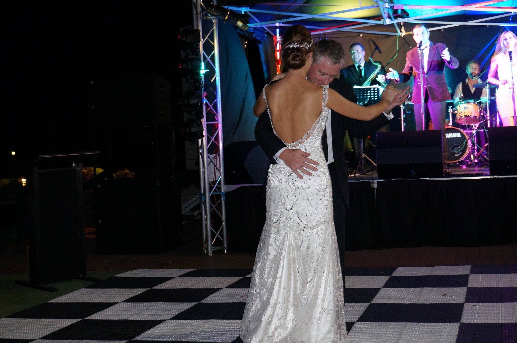 Wedding couple dancing — wedding dance lesson Sydney